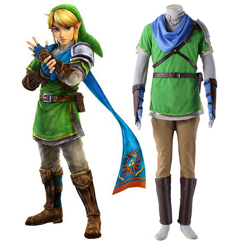 The Legend of Zelda Hyrule-Warriors Link 5 Cosplay Kostuums Nederland