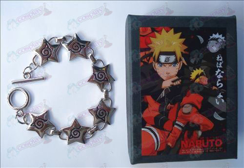 Naruto konoha pentagram bracelet (box)