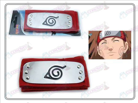 Naruto konoha hoofdband (rood)