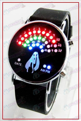 Kleurrijke Koreaanse fan LED horloges - Hatsune Miku Accessoires