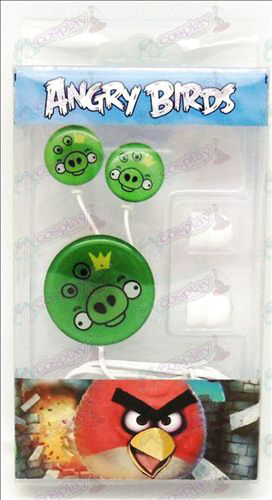 Epoxy headset (Angry Birds Accessoires Green Pig)