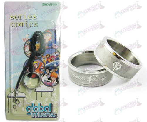 Gundam Accessoires Frosted Ring Ketting - Rope