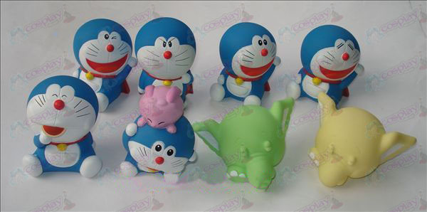 Acht Doraemon pop (geen doos)