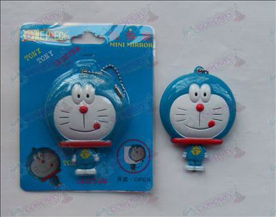 Doraemon tong likken spiegel