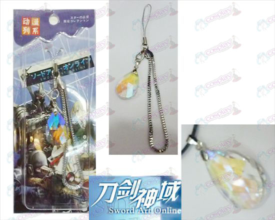 Sword Art Online Accessoires Yui Heart White Crystal Strap