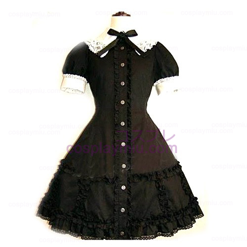 Black Lace Corset Dress Lolita Cosplay Kostuums