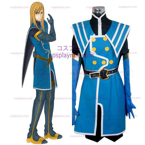 Tales of the Abyss Jade Curtiss Halloween Cosplay Kostuum