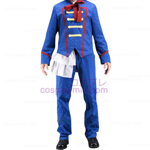 Blauw Zwart Butler Cosplay Kostuum