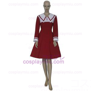 Chobits Chii Red Dress Cosplay Kostuum