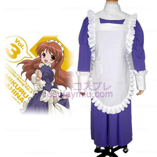 Haruhi Suzumiya Tsuruya Maid Dress Cosplay Kostuum