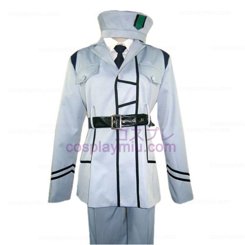 Hetalia: Axis Powers Witte Uniform Cosplay Kostuum