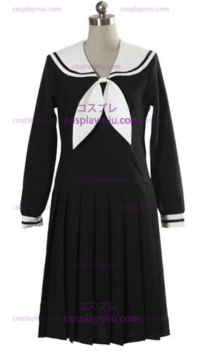 Zwarte lange mouwen Dress School Uniform