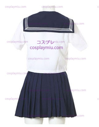 Korte Mouwen Sailor School Uniform Cosplay Kostuum