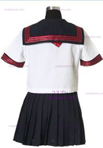 Korte Mouwen Sailor School Uniform Cosplay Kostuum