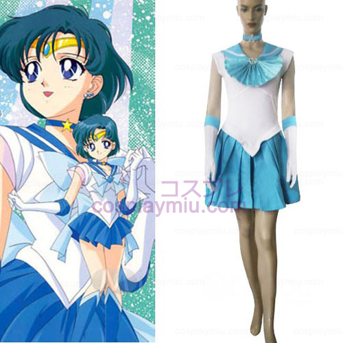 Sailor Moon Sailor Merkury Cosplay Kostuum