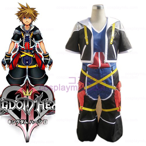 Kingdom Hearts 2 Sora Men's Cosplay Kostuum