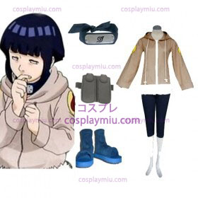 Naruto Hinata Hyuga Deluxe Cosplay Kostuum en Set accessoires