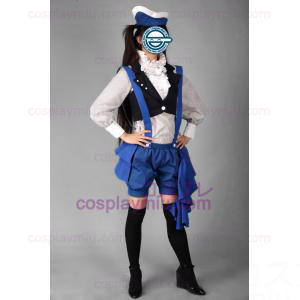 De Tweede Kuroshitsuji Ciel Phantomhive Cosplay Kostuum