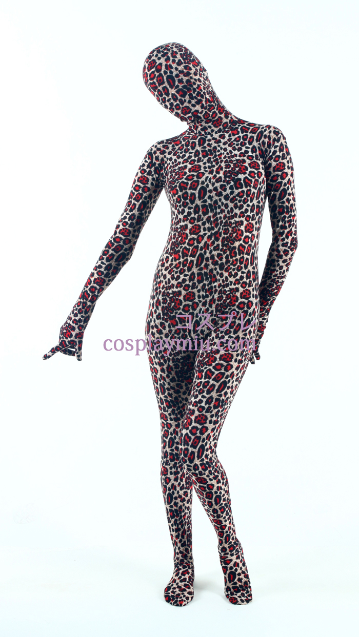 Leopard Lycra Zentai Kostuums