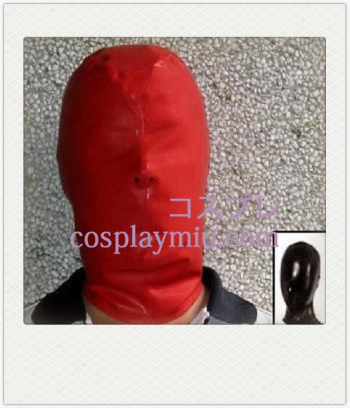 Sexy Red vrouw SM Latex Masker