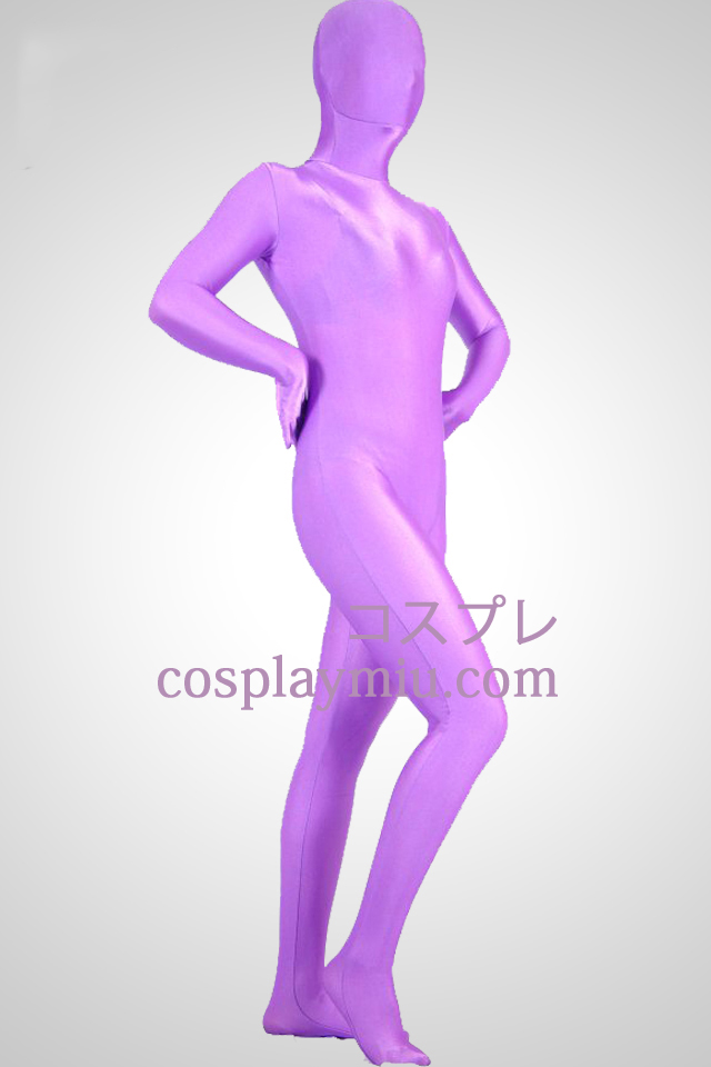 Light Purple Lycra Spandex Zentai Kostuums