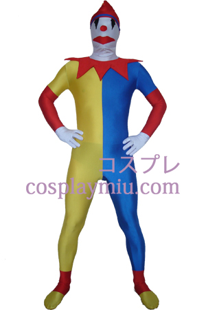 Clown Spandex Lycra Zentai Kostuums