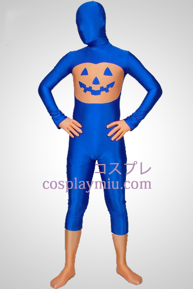 Blue Pumpkin Multi-Colored Unisex Lycra Spandex Zentai Kostuums