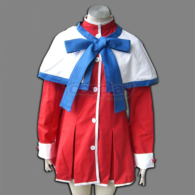 Kanon High Schooluniform Blauw Ribbon Cosplay Kostuums Nederland