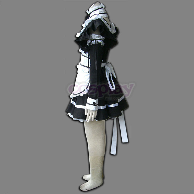 Zwart Maid Uniform 1 Cosplay Kostuums Nederland