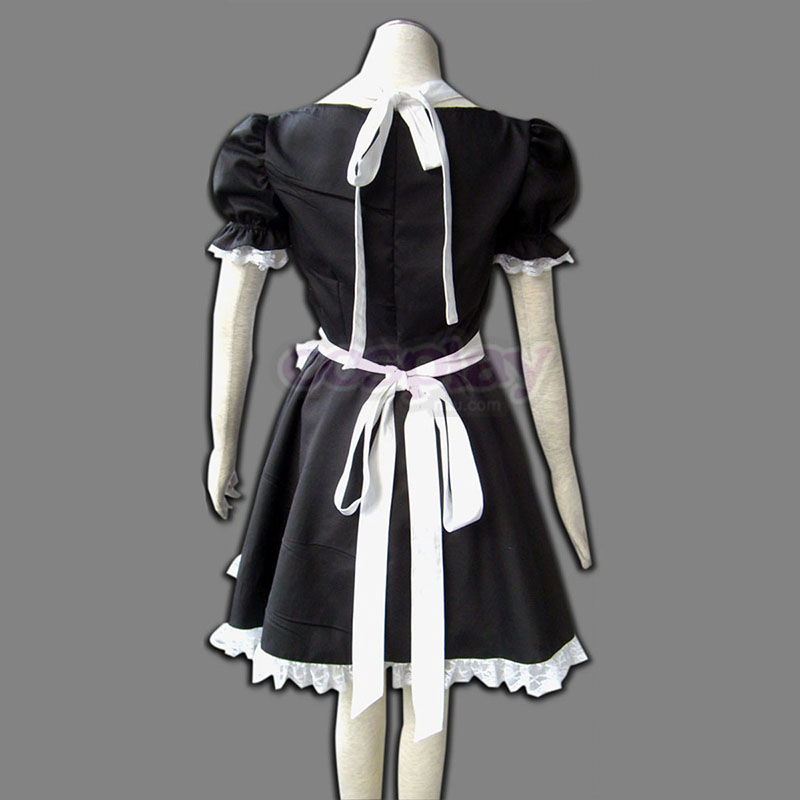 Maid Uniform 2 Zwart Winged Angle Cosplay Kostuums Nederland