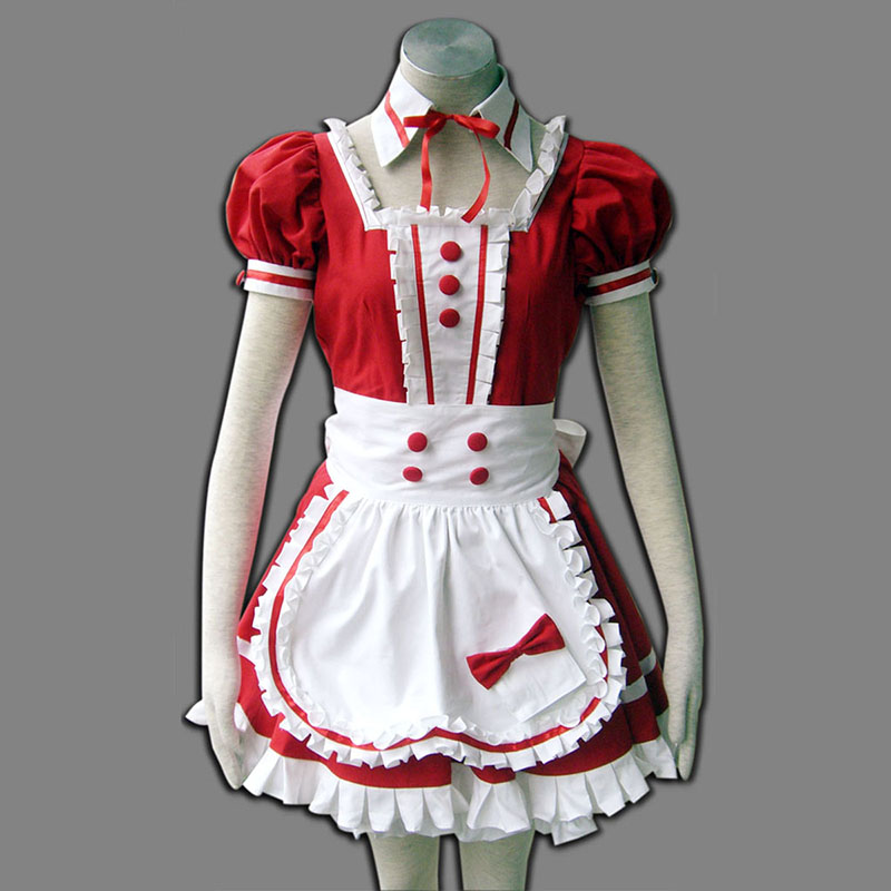 Rood Maid Uniform 6 Cosplay Kostuums Nederland
