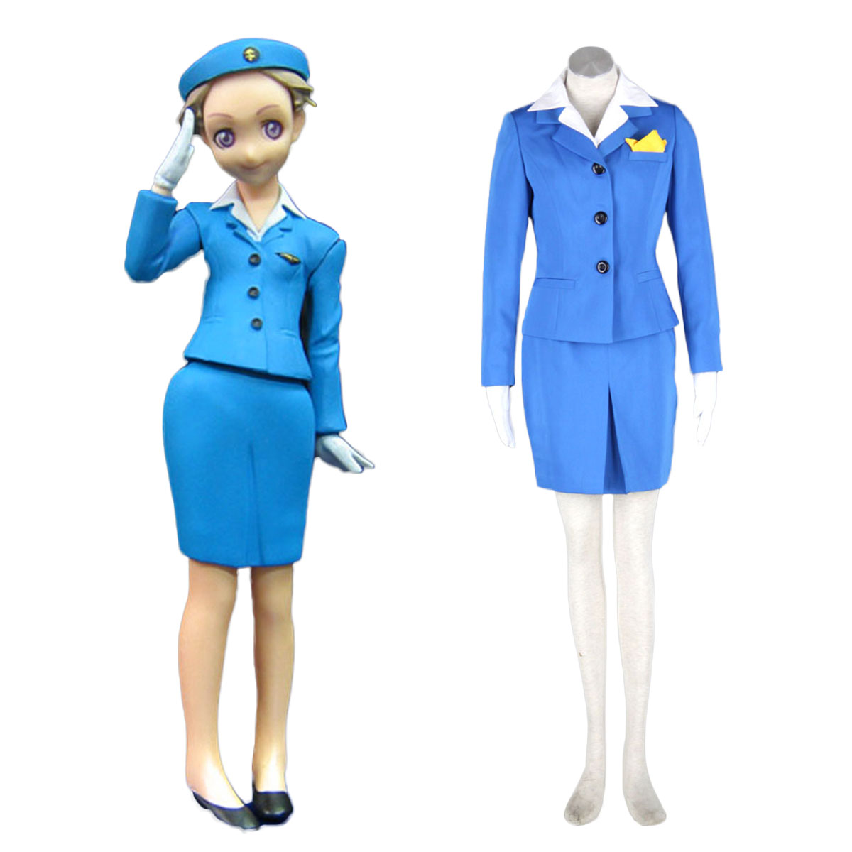 Aviation Uniform Culture Stewardess 1 Cosplay Kostuums Nederland