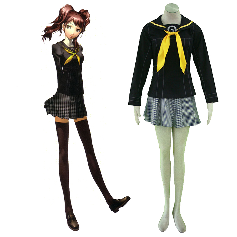 Shin Megami Tensei: Persona 4 Winter Vrouw Schooluniform Cosplay Kostuums Nederland