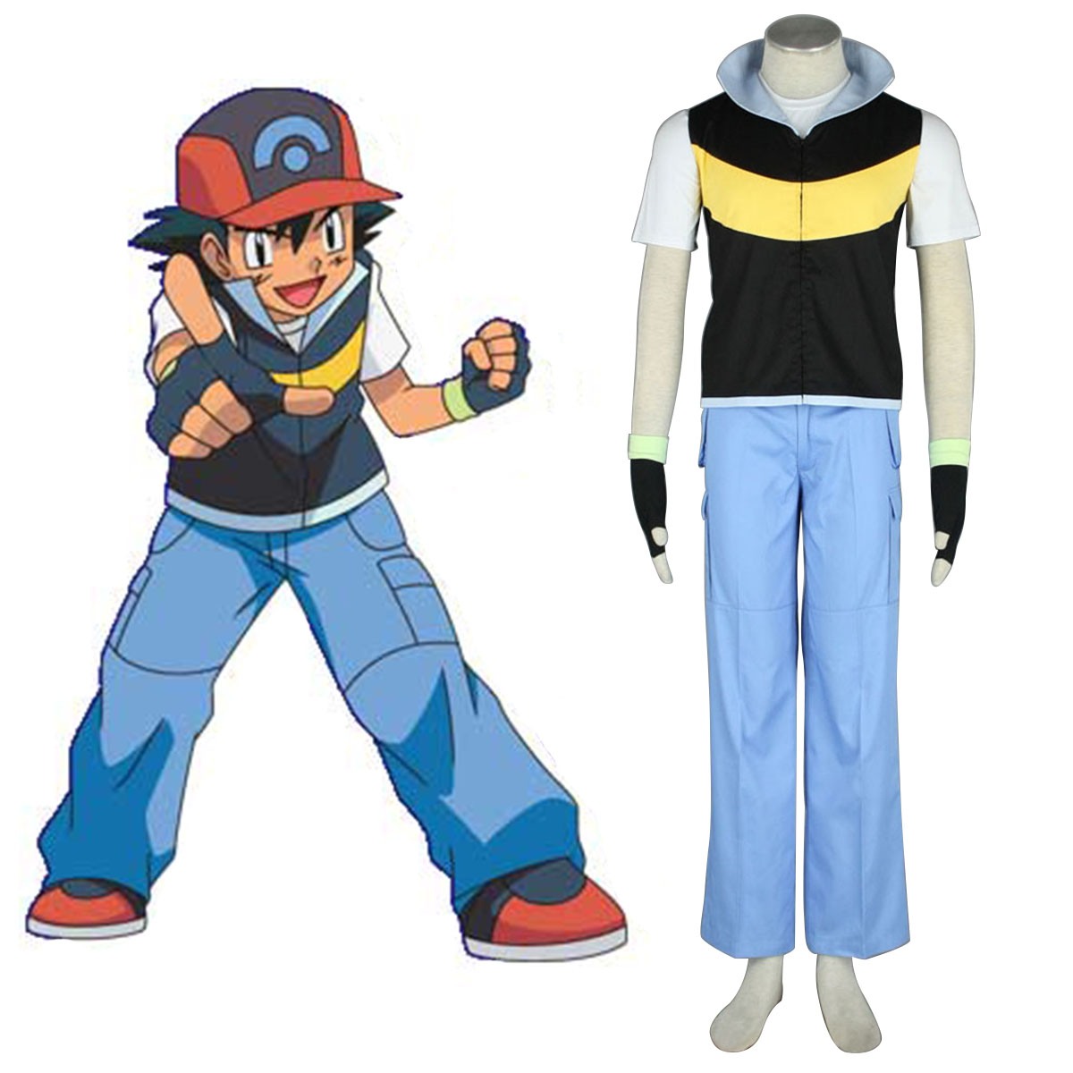 Versterken Inzichtelijk Hen Pokémon Ash Ketchum 1 Cosplay Kostuums Nederland