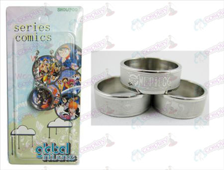 One Piece Accessoires Aiskaer gemonteerd frosted Ring