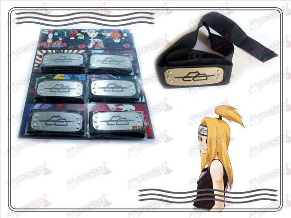 Xiao Organisatie 6 geïnstalleerd Naruto hoofdband (Dida) Black