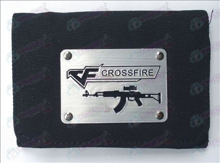 CrossFire Accessoires Wit Canvas Wallet (Black)