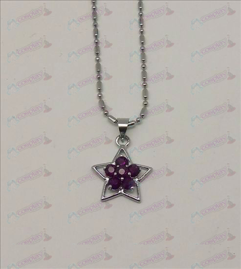 Blister Lucky Star Accessoires Diamond Necklace (Paars)