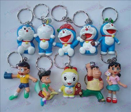 10 Doraemon pop sleutelhanger