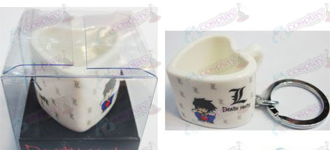 Death Note Accessoires Heart Shaped Ceramic Cup Keychain