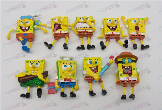 9 SpongeBob SquarePants Accessoires doll (6cm)