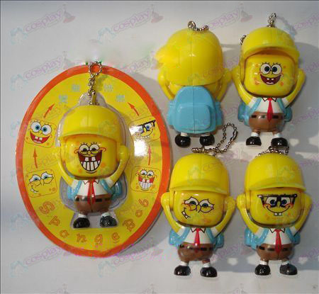 SpongeBob SquarePants Accessoires gezicht pop ornamenten (a) Blue Bag