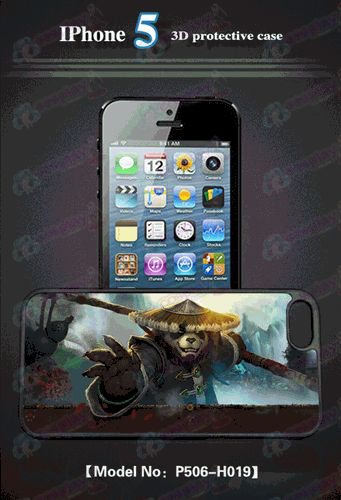 3D mobiele telefoon shell Apple 5 - Kung Fu Panda