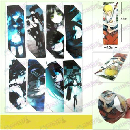 SQ014-Gebrek Rock Shooter Accessoires anime big bookmarks (5-versie van de prijs)