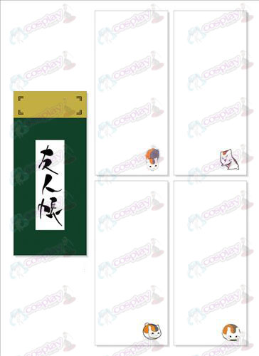 Natsume's boek van Friends Accessoires Lange Scratch Pad 024