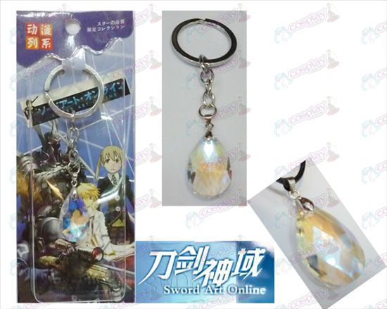 Sword Art Online Accessoires Yui White Crystal Hart Keychain