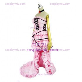 Chobits Chii Roze Jurk Lolita Cosplay Kostuums