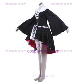 Haruhi Suzumiya Nagato Yuki Black Maid Cosplay Lolita Cosplay Kostuums