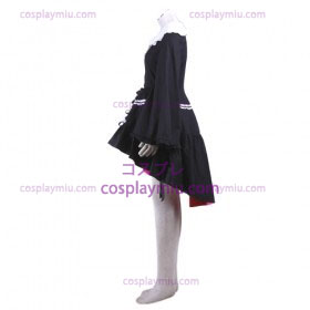 Haruhi Suzumiya Nagato Yuki Black Maid Cosplay Lolita Cosplay Kostuums
