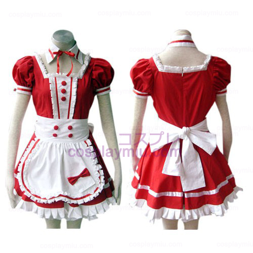 Red Gothic Lolita Cosplay Kostuum